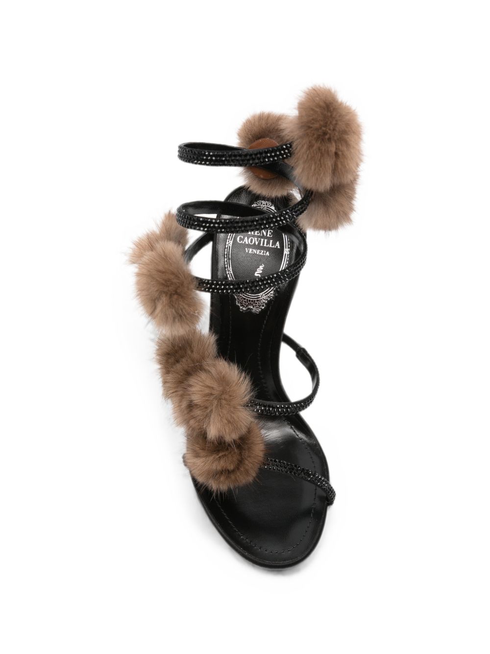 Rene' Caovilla Sandals - BLACK | 44563aac1f027b8c50f86ef2e1bc67a4415ea8ce
