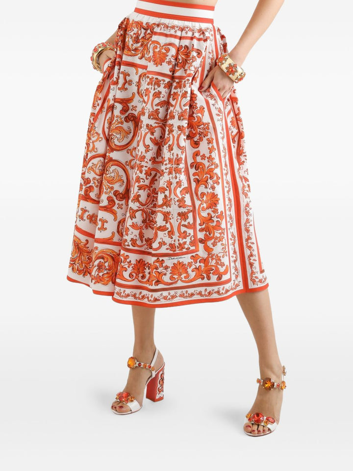 Dolce & Gabbana Skirts - ORANGE | 43c3adde0bfa2a6fef6dcb63f86b4510569120f8