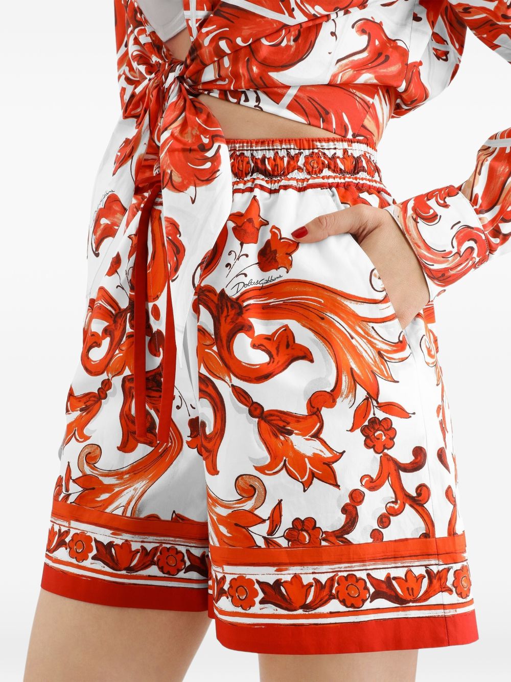 Dolce & Gabbana Shorts - ORANGE | 130f69df6e3269796c28f30e84814a04be3c813b