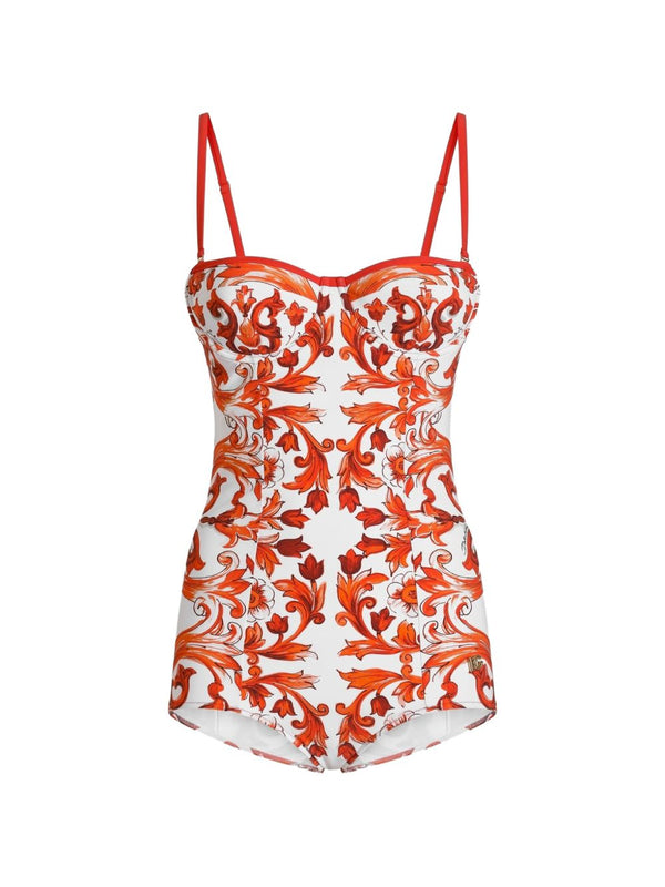 Maiolica Print Swimsuit