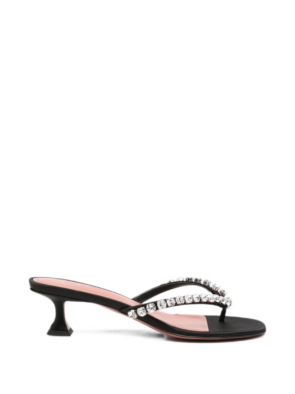 Amina Muaddi Sandals - BLACK | fe6dc61291c92a4e35ab2bd7fe5040052b4108d5