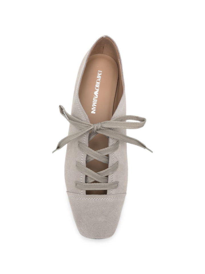 Emporio Armani Flat shoes - BEIGE | faf446f871bb7d9f2f8ff0f4808c457a5bd65974