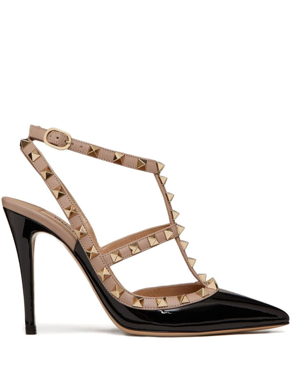 Rockstud Leather Pumps