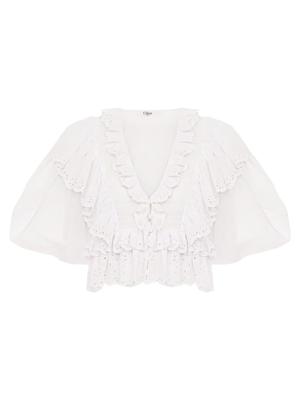Chloè Top - WHITE | 32aa1bd781994583fa32c1af608cb7e06488bf44