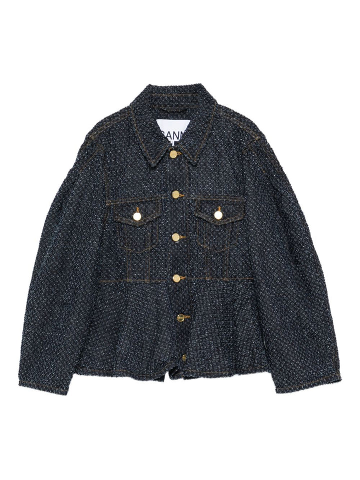 Ganni Coats - BLUE | 41c883559274a8fdfe635a002368c8774a64538d