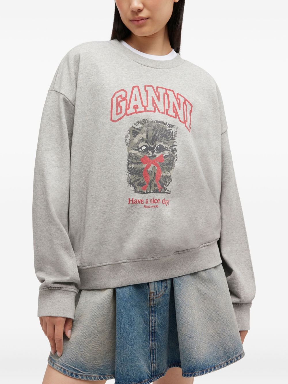Ganni Sweaters - GREY | 93946eeb34738d0f0ff808f575d2a7c07da2ca2b