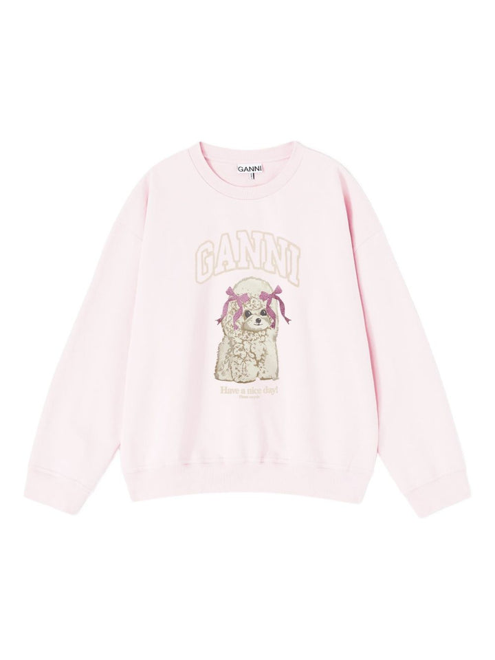 Ganni Sweaters - PINK | fb23eaa03e8390cd035292b4f4a06f1afc113b42
