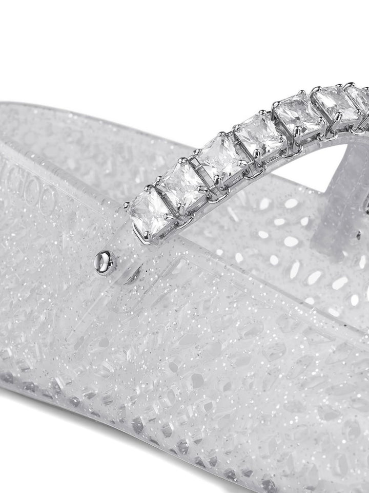 Jimmy Choo Flat shoes - SILVER | e3a3622a754e7751d3a34a13c3640d02e763b9d8