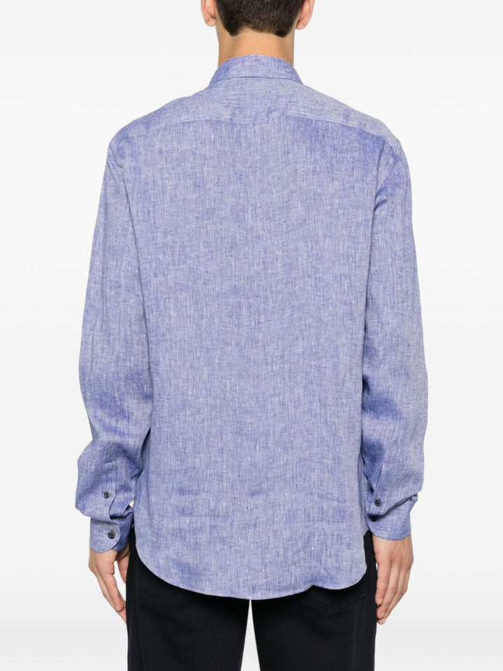 Emporio Armani Shirts - BLUE | bc282495888d9e0142bf182a04dc40a44a395534