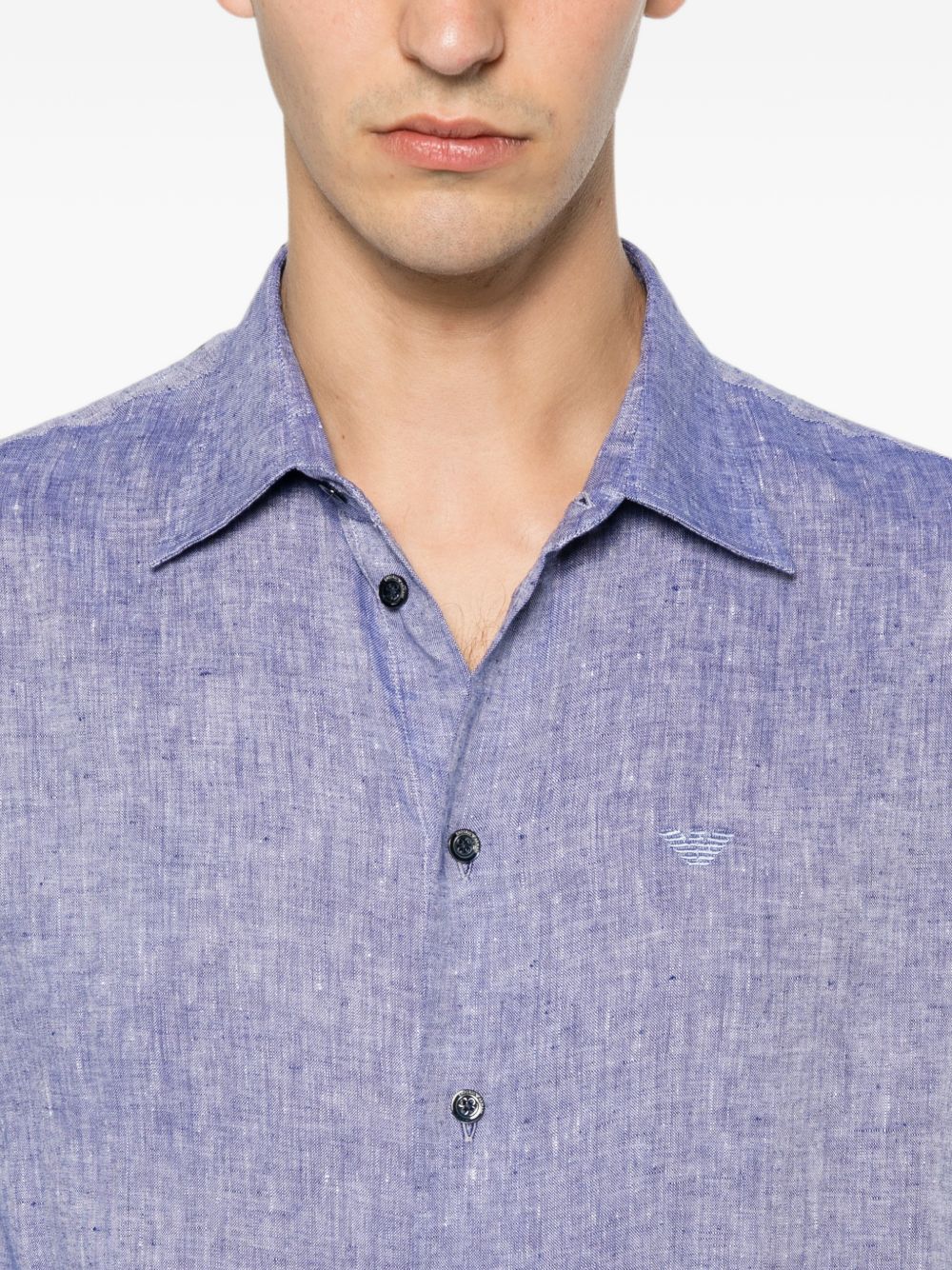 Emporio Armani Shirts - BLUE | d660ad6559f0dcd83cda5395707a3726f48c6c3f