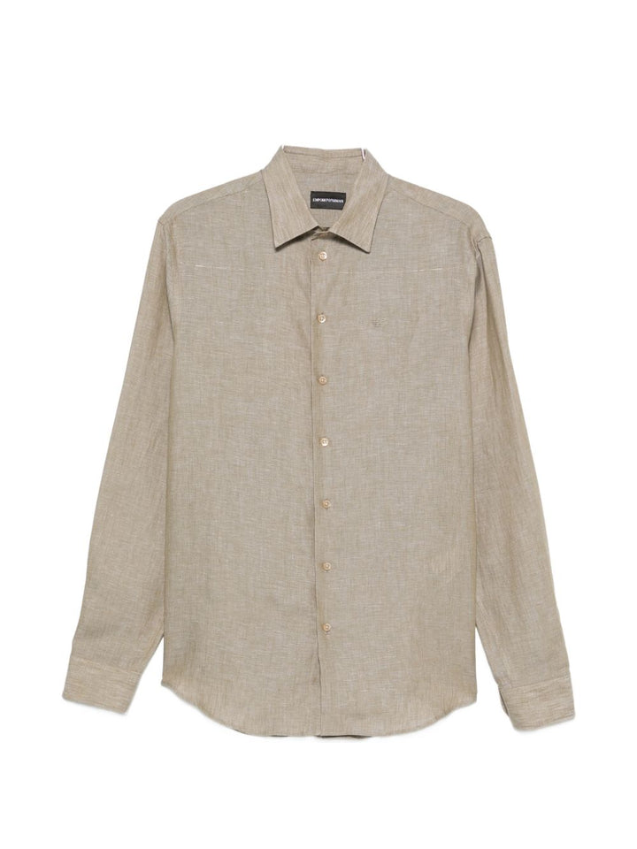 Emporio Armani Shirts - BEIGE | 64c5f3475f0e914d15ca31d9f7c351c0d4989e8f
