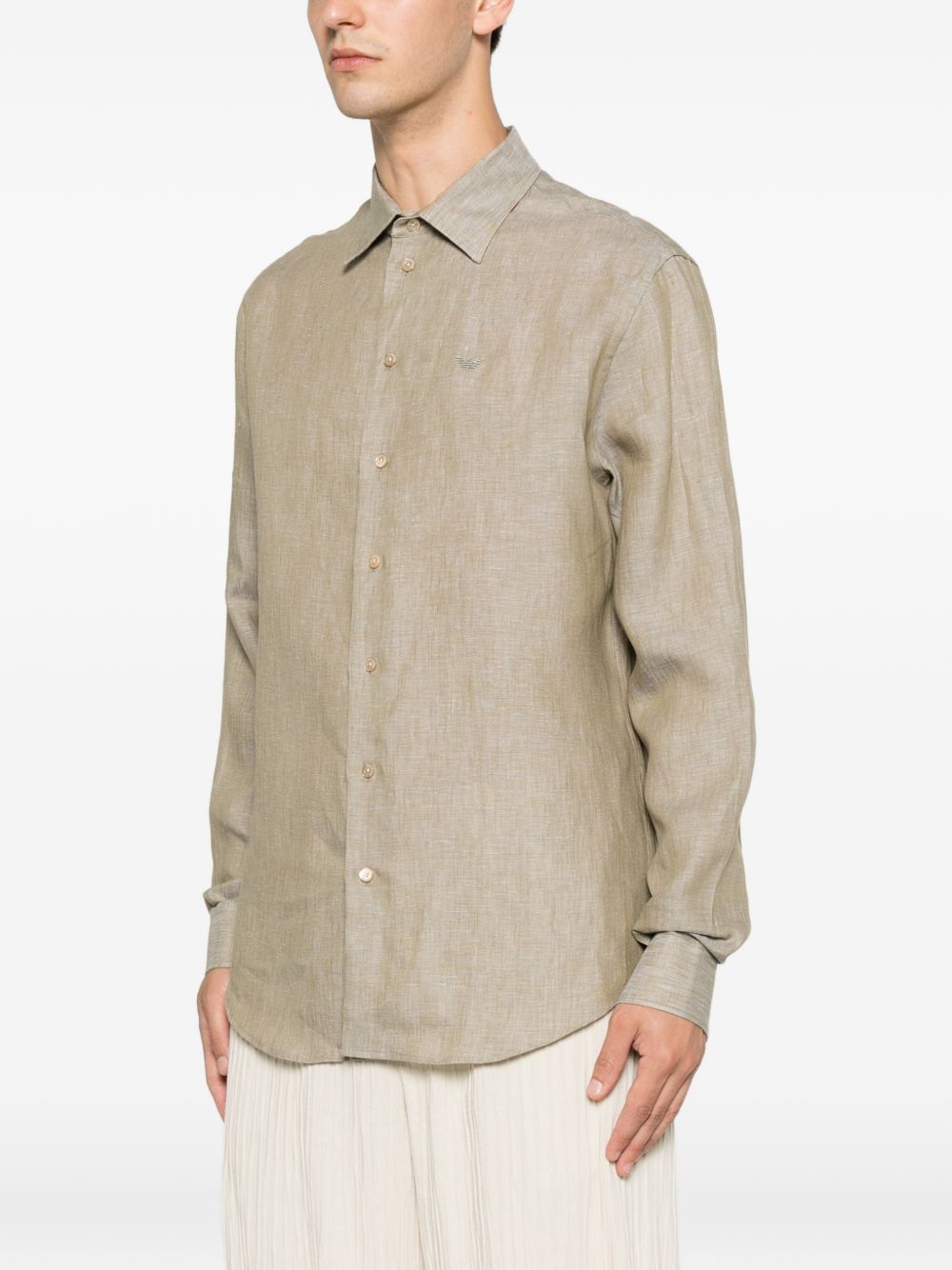 Emporio Armani Shirts - BEIGE | f6395456b88f303ff0503a68591aebe0576e10fa