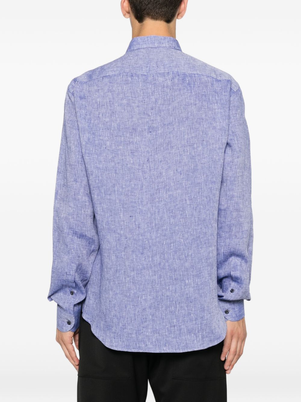 Emporio Armani Shirts - BLUE | b9be0a432c002173ef68656eaeec9c9f31df6744