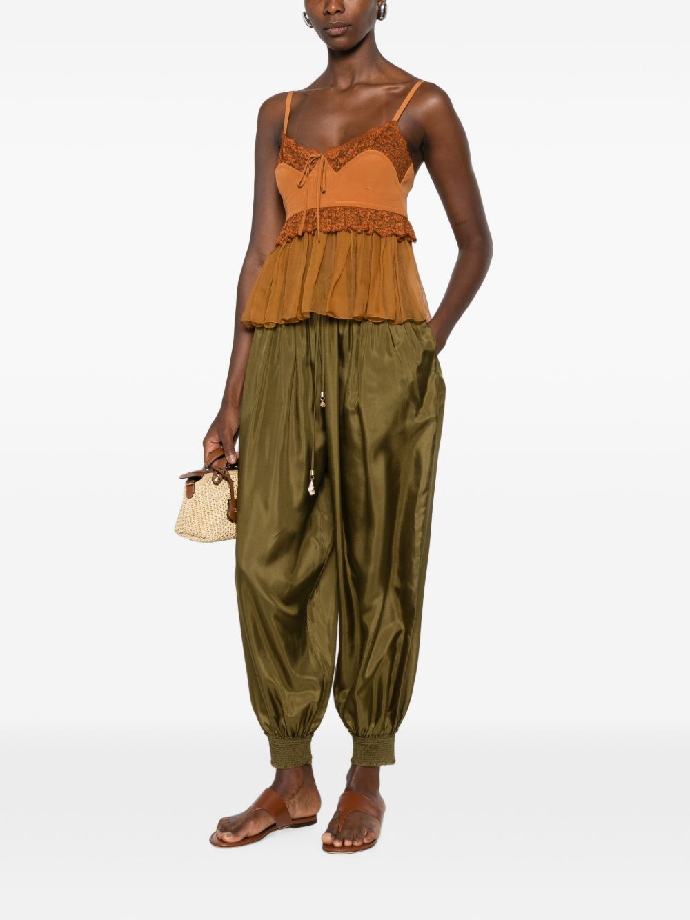 Chloè Top - BROWN | 4d6d3703e45ff1b3195e006036c36995db4808a4