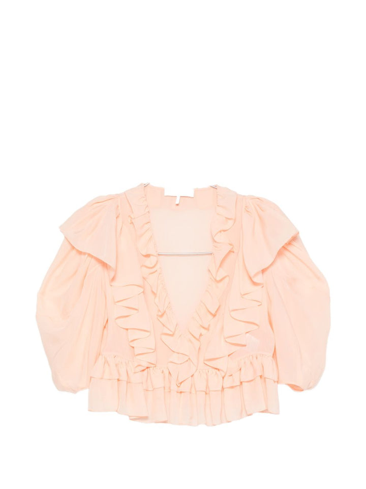 Chloè Top - PINK | f80dcc7bd6b25fbdfc2018a2e6cbb3d8ffe52efa