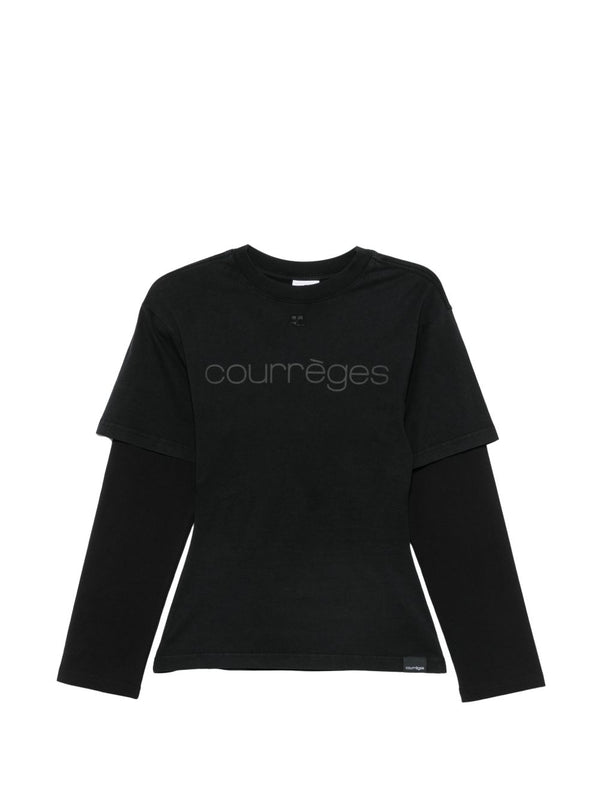 Layered Cotton T-Shirt