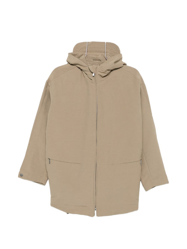 Cotton Blend Blouson Jacket