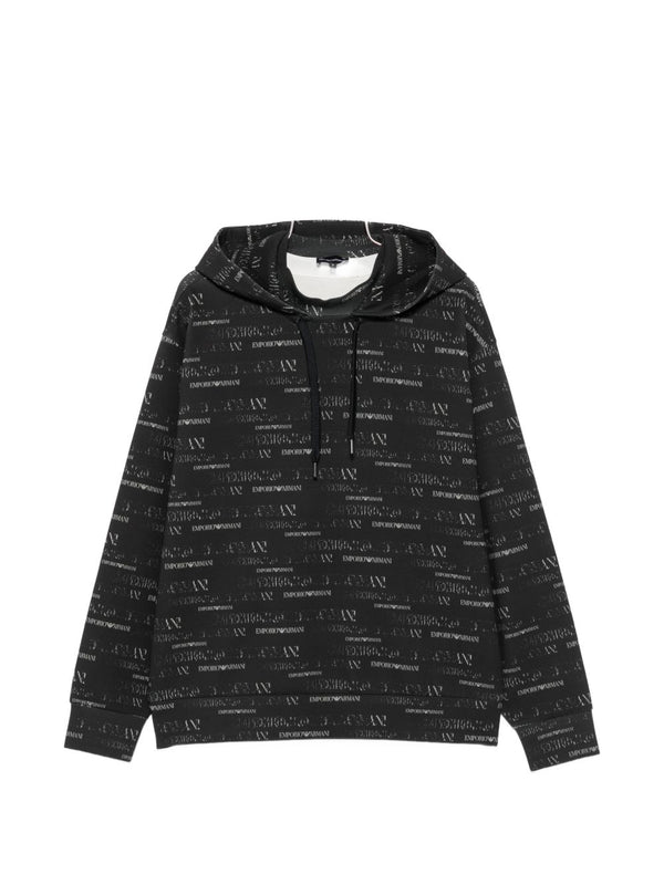 Printed Cotton Hoodie