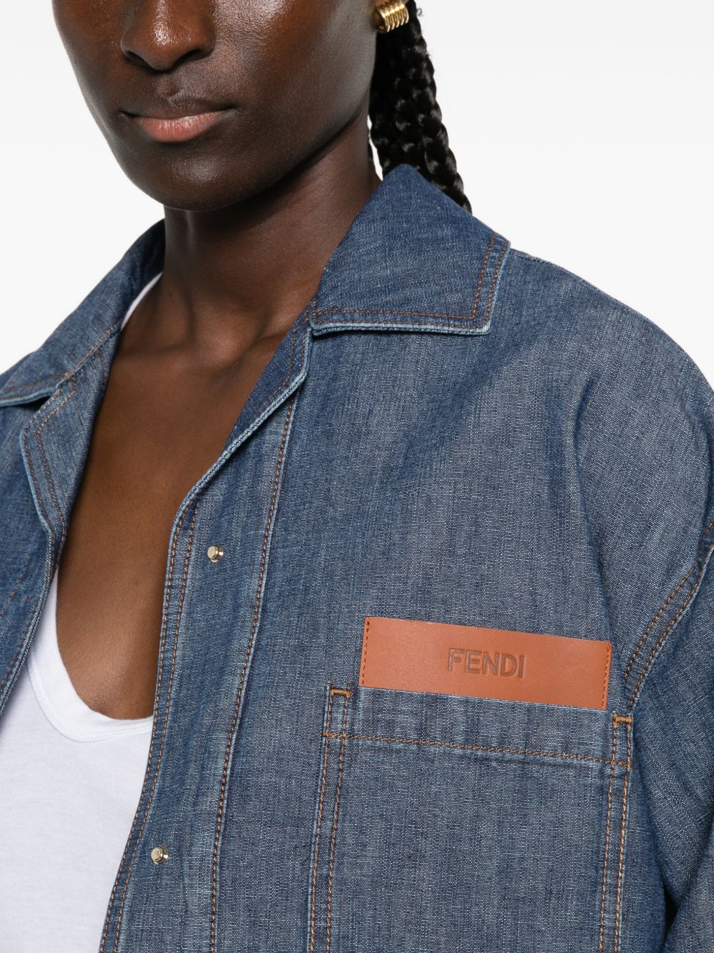 Fendi Coats - BLUE | e31869aae3f04d496e9bac2da69d1535b9bf26d0