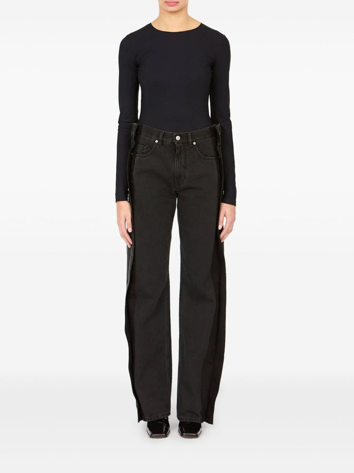 Mm6 Maison Margiela Jeans - BLACK | 073604c189c1d501ffbccc0c7351a4b3385427af