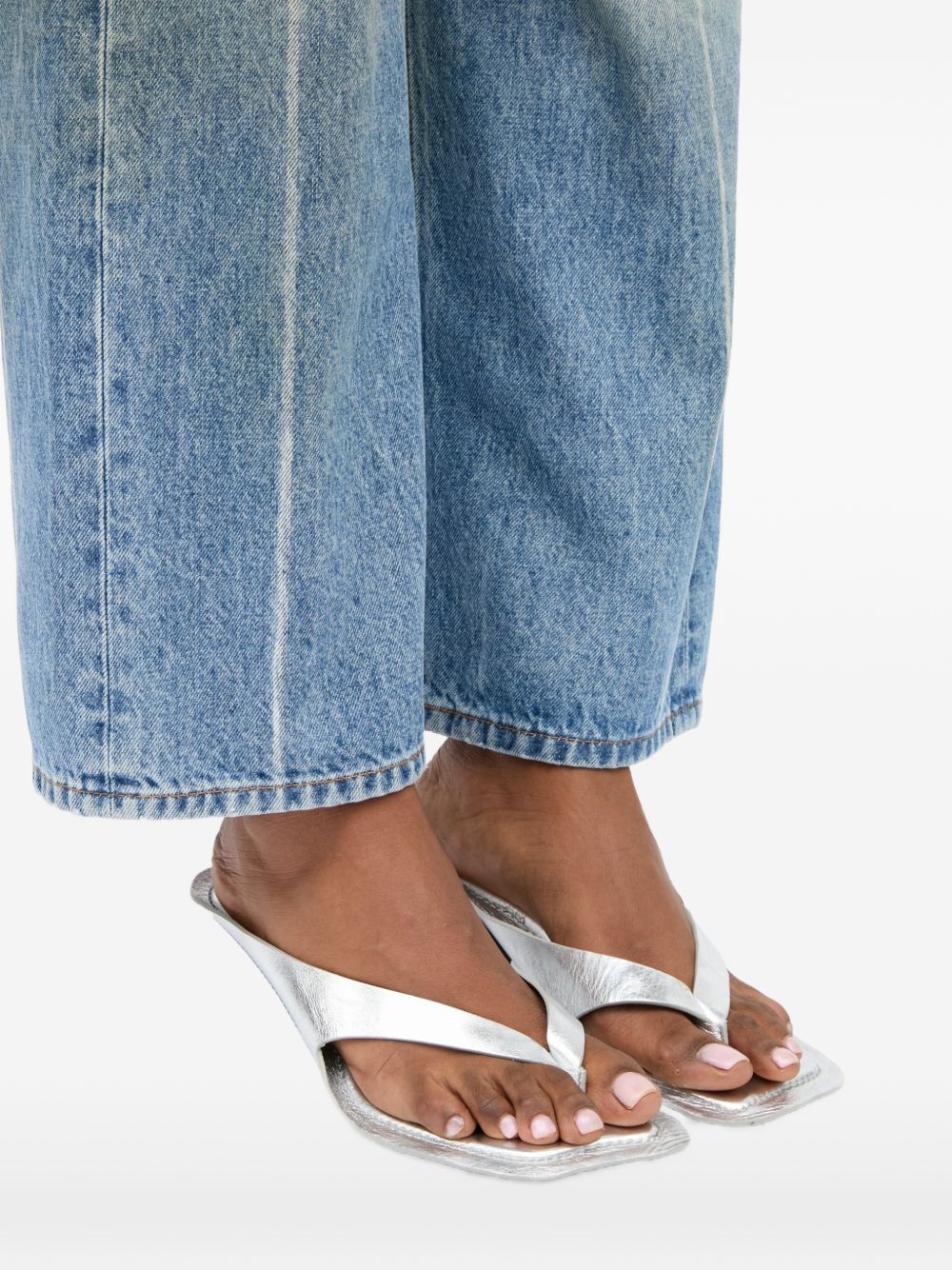 Mm6 Maison Margiela Sandals - SILVER | 6b7ba69b83581926d70bc70dacc94bed5838eb3b