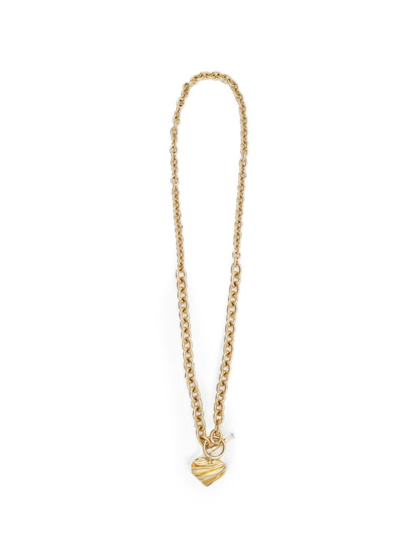 Chloé Pleated Heart Necklace