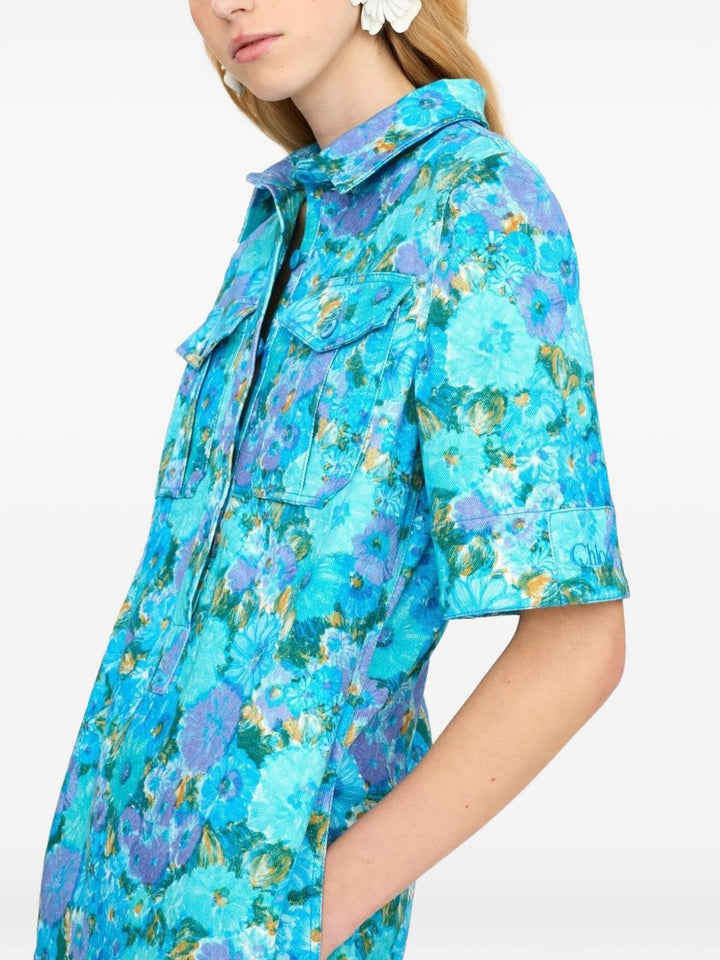 Chloè Dresses - BLUE | f4521adc371489b2bfc152092619a6f1f3be8d29