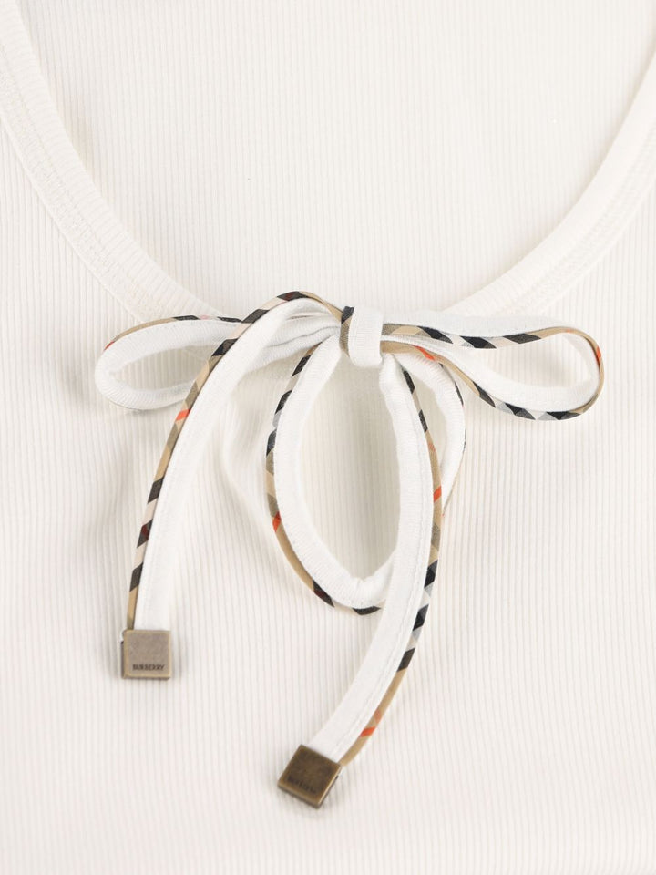 Burberry Top - WHITE | 02d4a11a63e53b23c6ae8a14fb3b6d2f2f0431a6