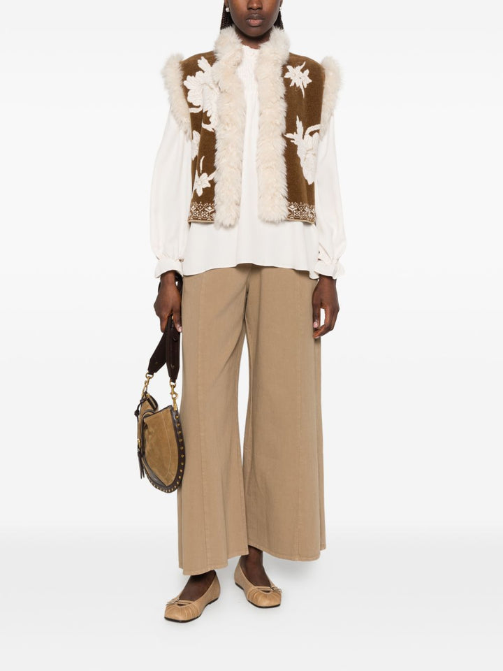 Forte Forte Trousers - BEIGE | 63f5fbb2fe5a560a4bca590dbb3408829b97618a
