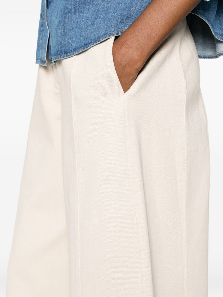 Forte Forte Trousers - WHITE | e52cccb1ceffaf677a83a37b6fbbe7179a4bc344