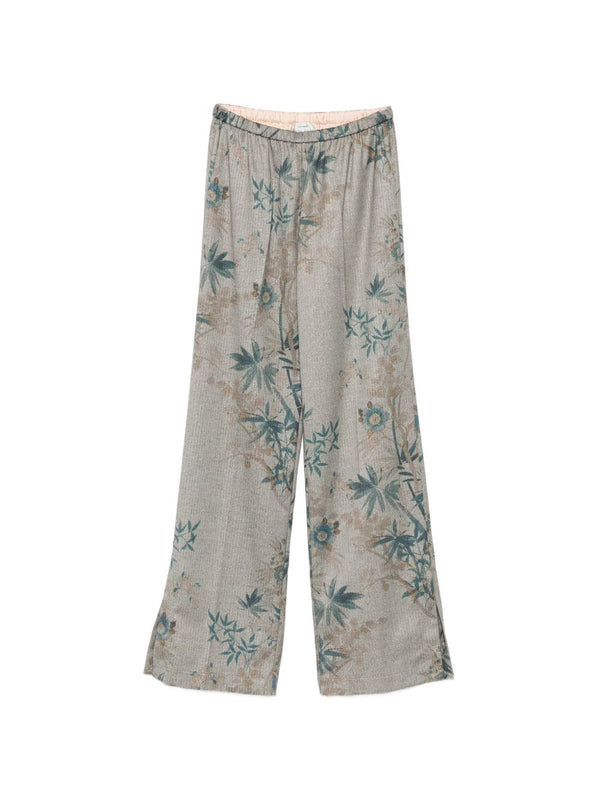 Printed Fluid Trousers