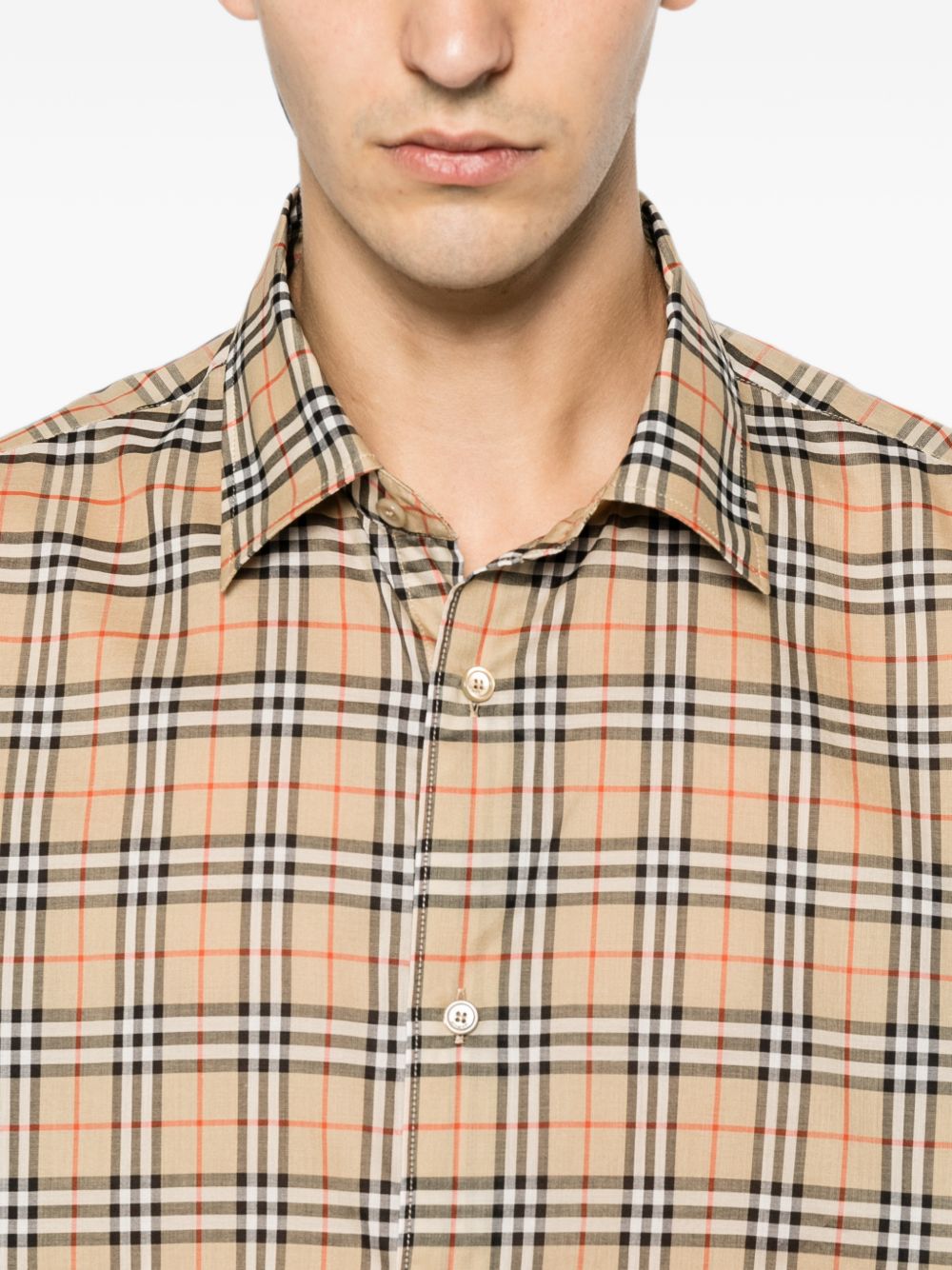 Burberry Shirts - BEIGE | 5f8212ba0c7f8b15aae13e6a3df028cb0ba45015