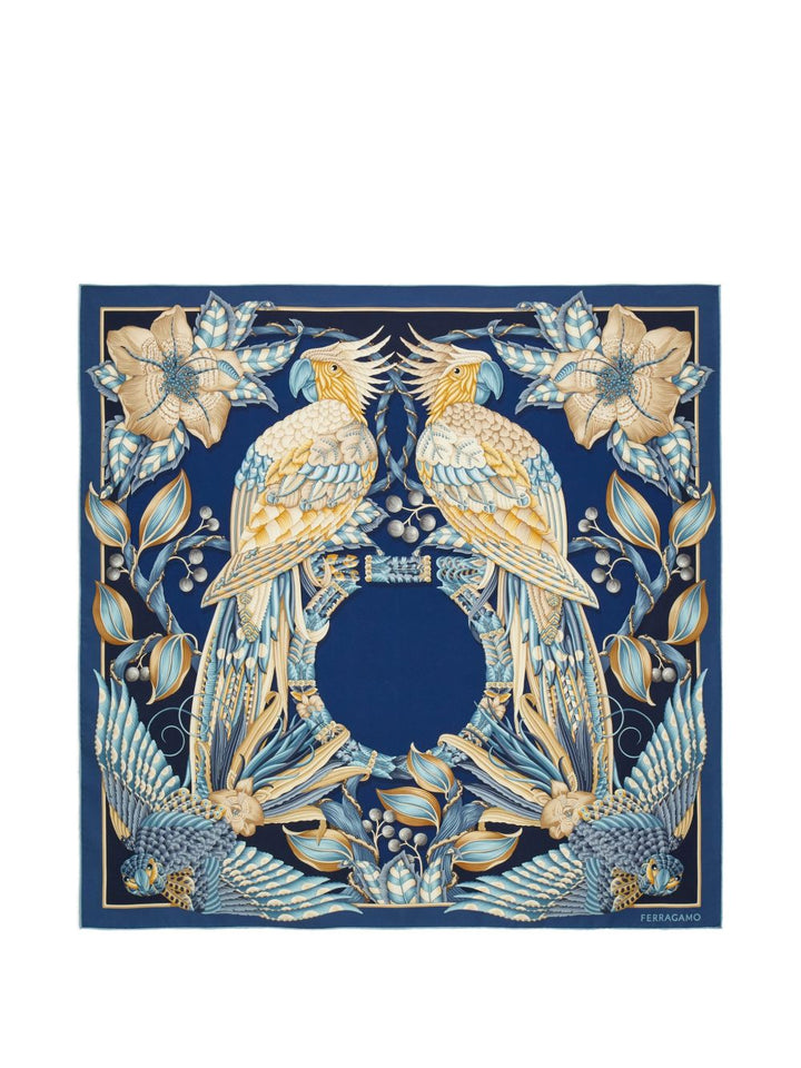 Ferragamo Scarfs - BLUE | 2ecef1e24540997f4126d1291058f7e0d81a7d13