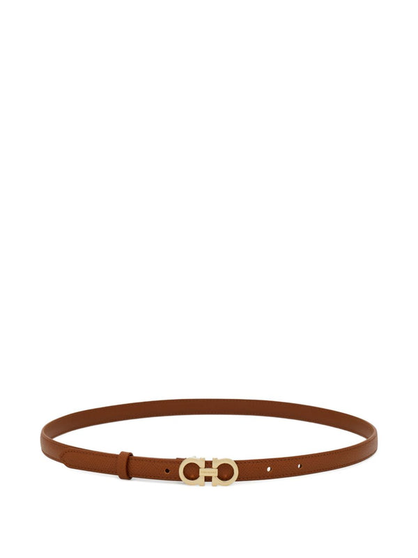 Gancini Leather Belt