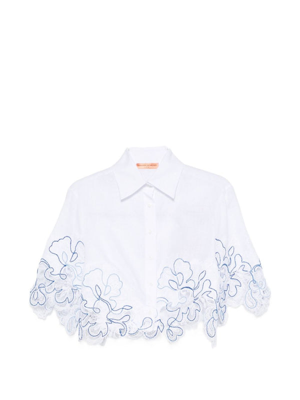 Lace Linen Shirt