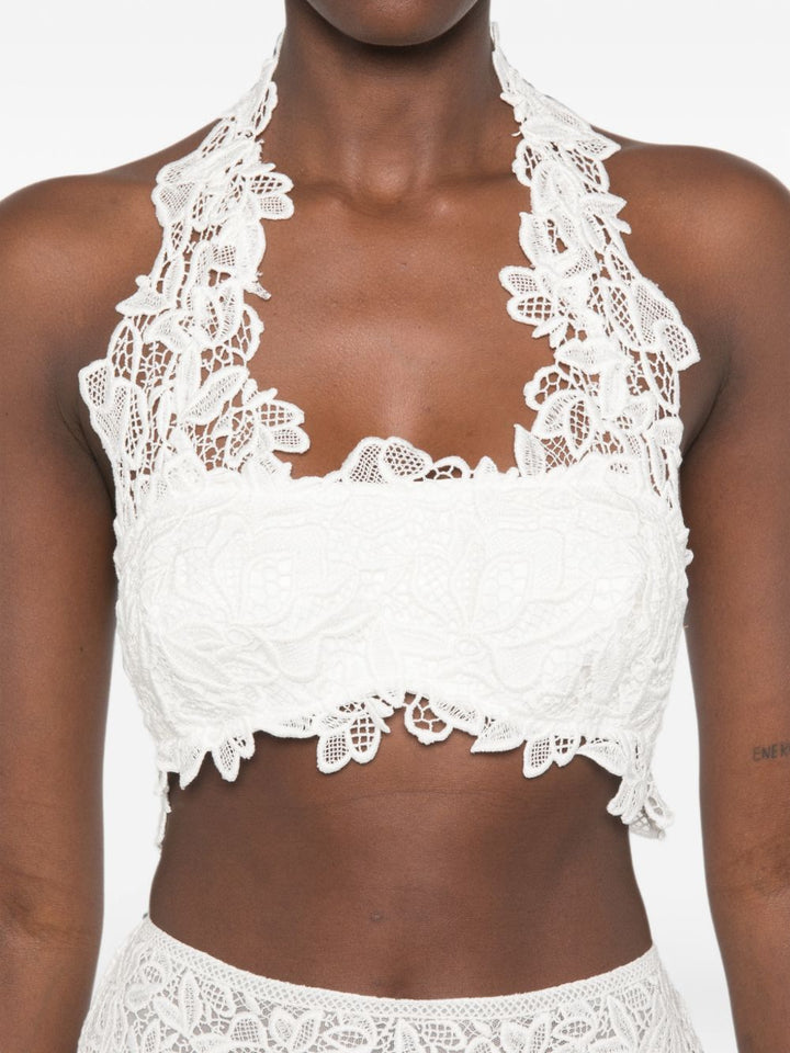 Ermanno Scervino Top - WHITE | 7616b9236f113d8e5ae07c1a0deed8531c08ebda