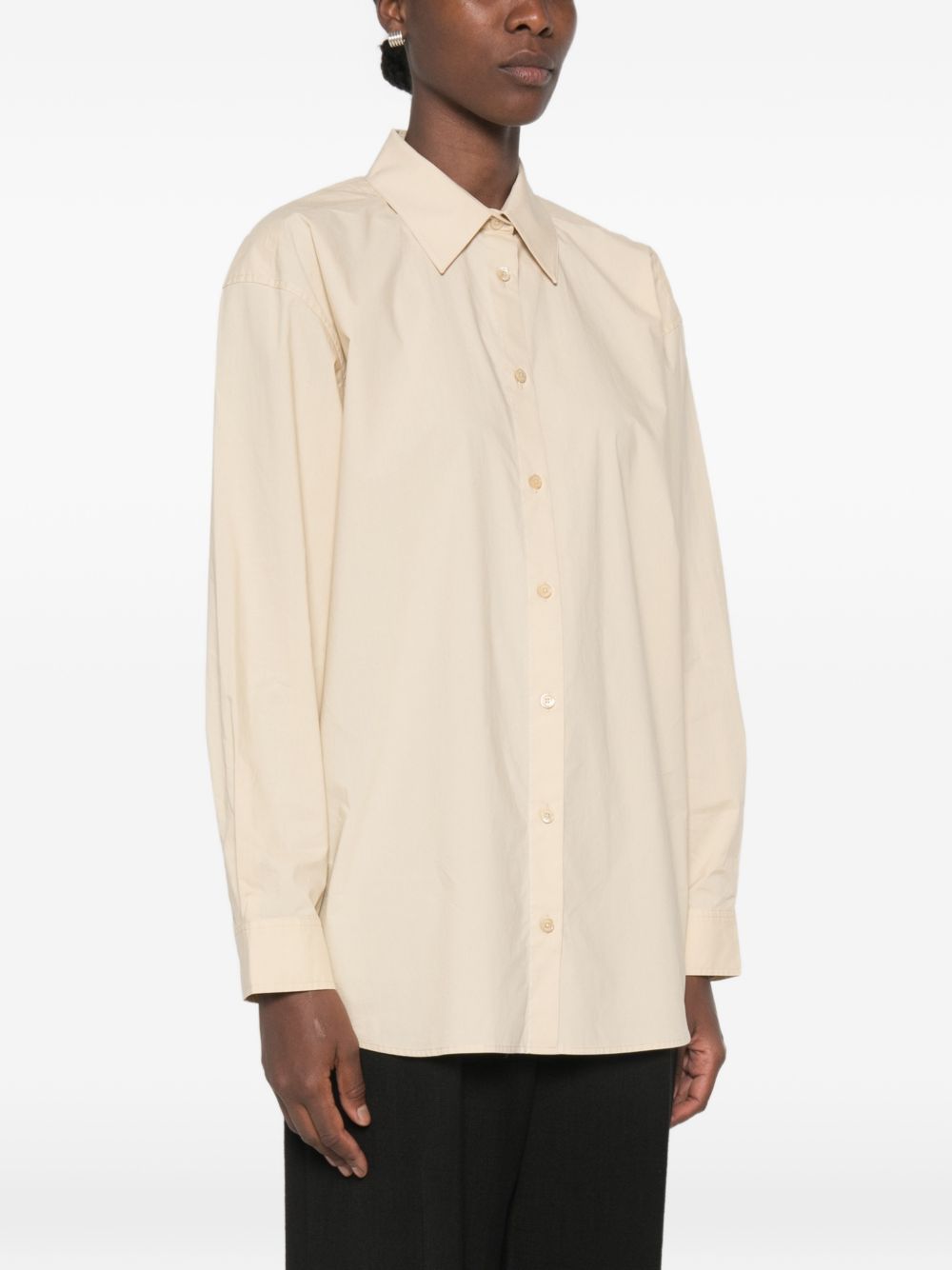 Toteme Pre Shirts - BEIGE | 8676dc4104234ccdd605b2e4248da97981b978a9