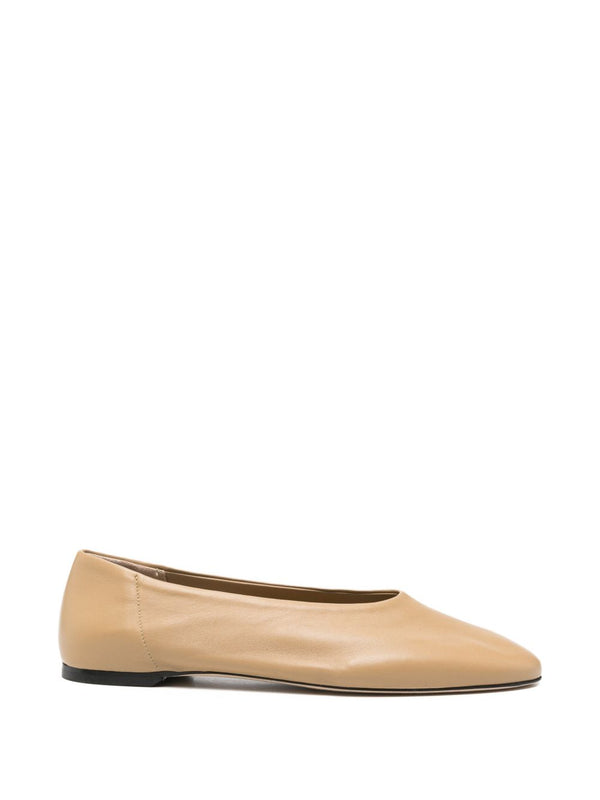 Slip Leather Ballets