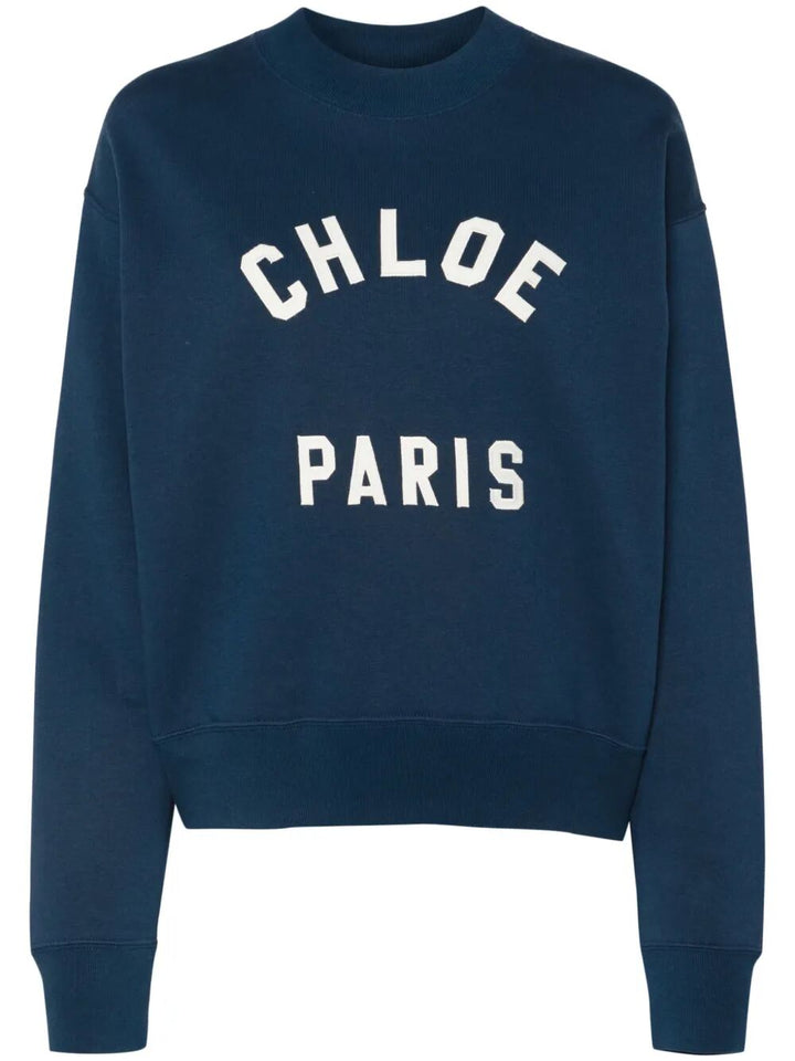 ChloÉ Round neck - Blu | 5778f6f6b00244f82ad0b80b0ef805067d23d681