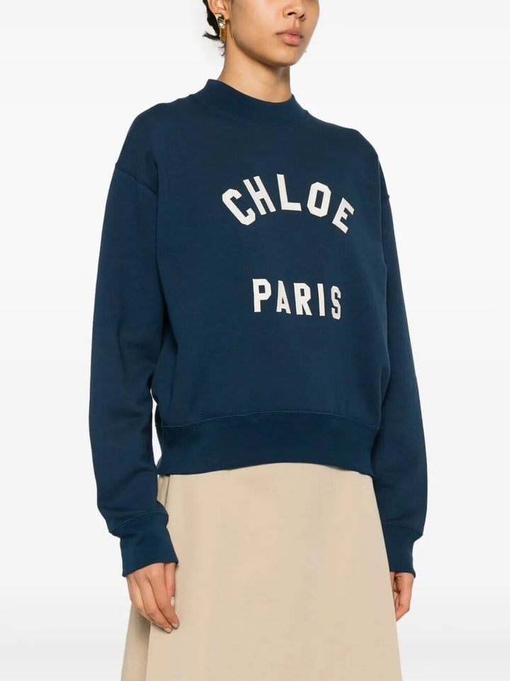 ChloÉ Round neck - Blu | a5cc75f3da86a4ab495a008233847985cf7be602