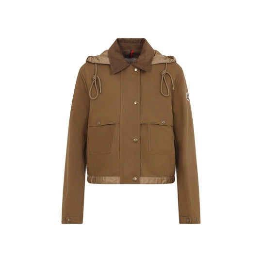 Brown Aconitum Cotton Jacket