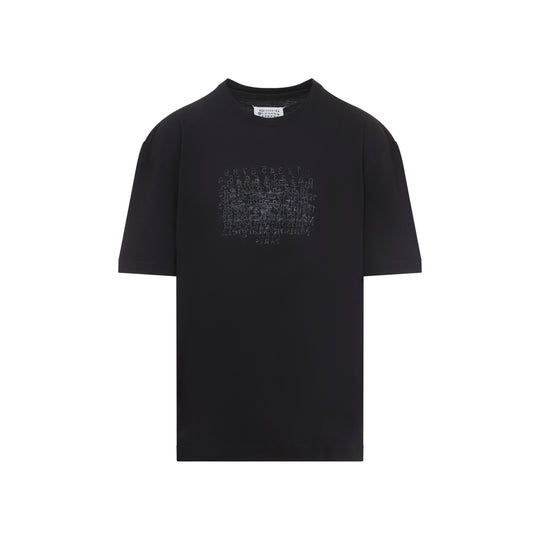 Washed Black Cotton T-Shirt