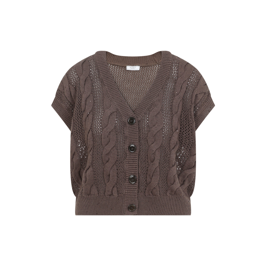 Peserico V neck - Marrone | 28f79791f1d77589b14f409c3df578d0515afaae