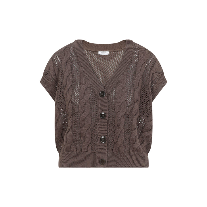 Peserico V neck - Marrone | 28f79791f1d77589b14f409c3df578d0515afaae