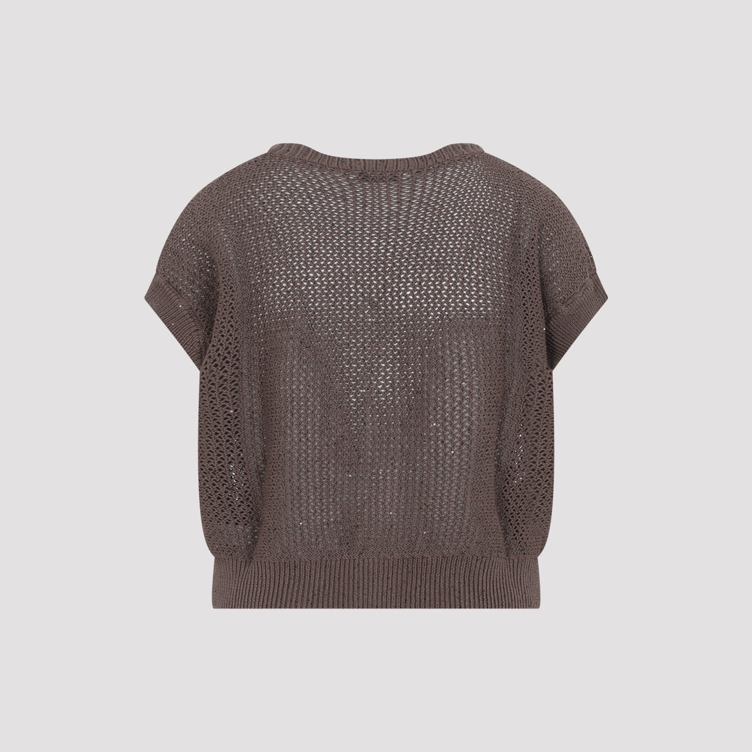 Peserico V neck - Marrone | 94e63f7ed70ad535cf928a57b7592c05bf38ed7a