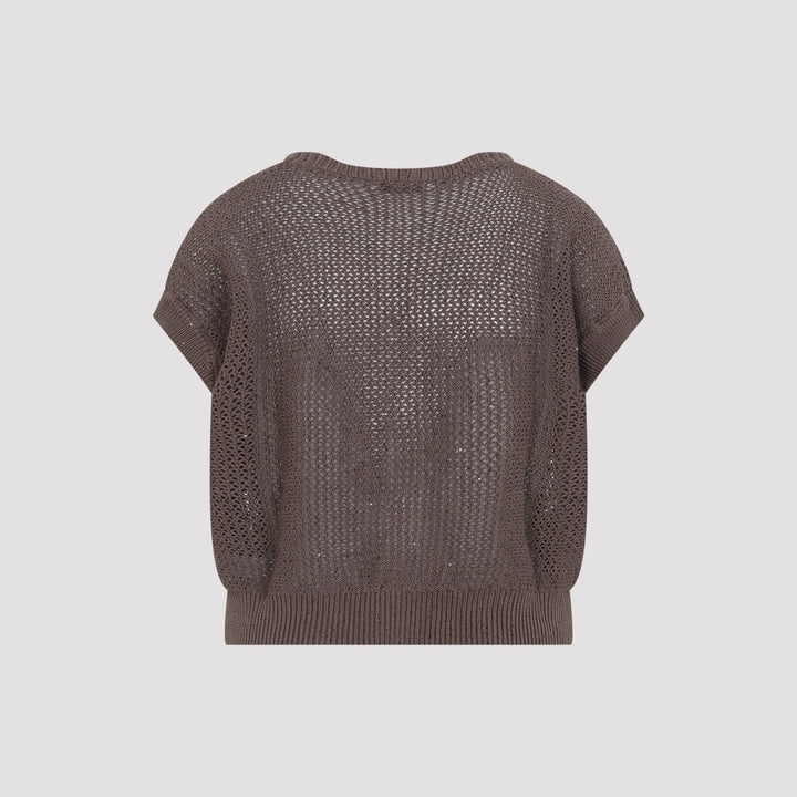Peserico V neck - Marrone | 94e63f7ed70ad535cf928a57b7592c05bf38ed7a
