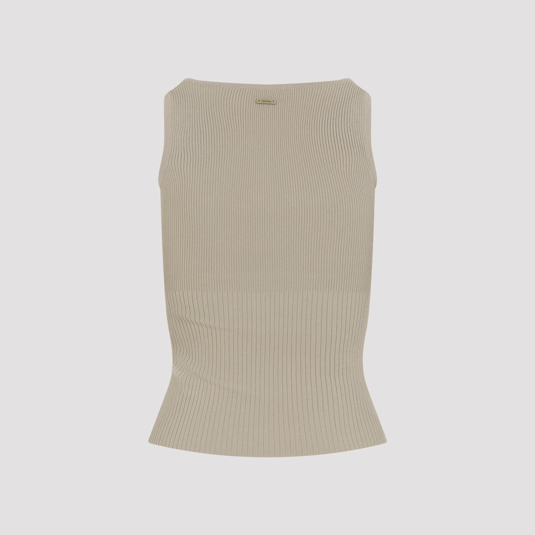 Max Mara Top - Nude & Neutrals | 30f90e7dff6d9a1540a201f6d798fbe26252bada