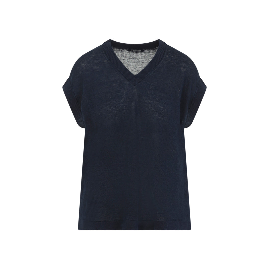 Max Mara`S Gilet - Blu | 6a3cf5462ef5dff56da94019c8a4ed3e368e1125