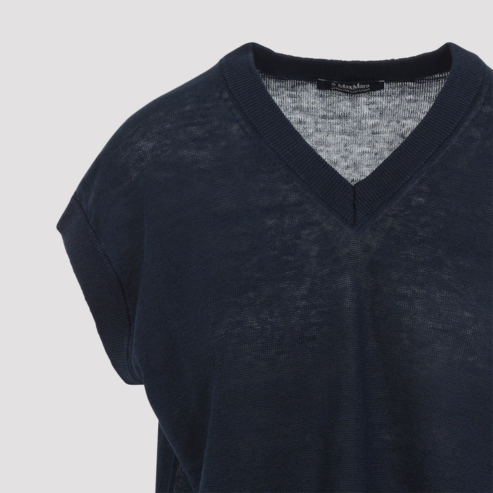 Max Mara`S Gilet - Blu | ec7f8580cb38af68526436245e783824b6e6cb02