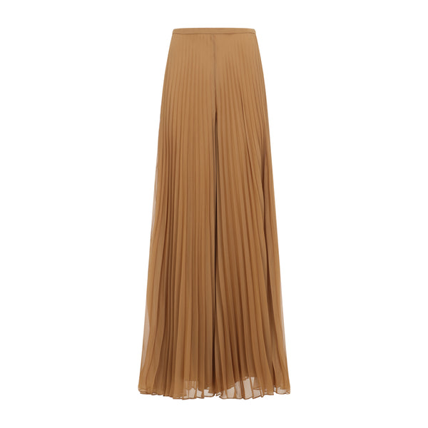 Brown Grembo Polyester Pants